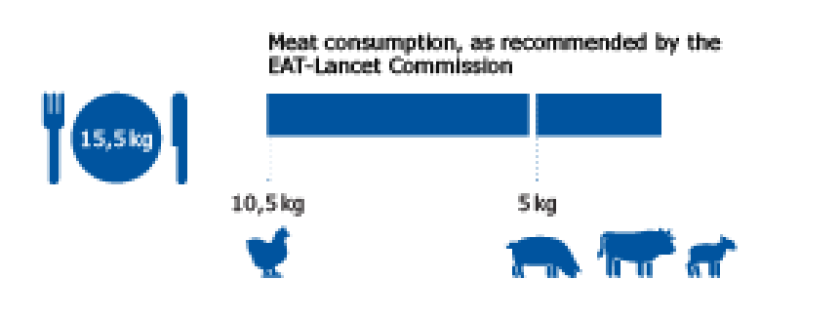 Recommended meat consumption eat lancet commission (click on the image to enlarge)